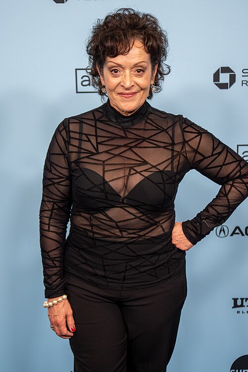 Marlene Forte, actress, at the 2025 Sundance Film Festival for Touch Me