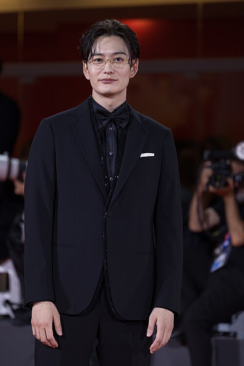 Masaki Okada, actor, at 82nd Venice International Film Festival in Venice, Italy.