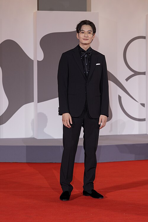Masaki Okada, actor, at 82nd Venice International Film Festival in Venice, Italy.