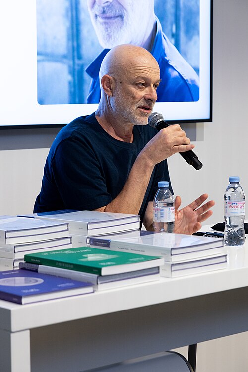 Massimo Bartolini, artist, at the Art Basel international art fair in Basel, Switzerland in June 2025.