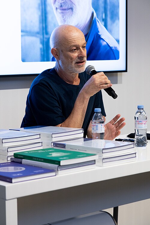 Massimo Bartolini, artist, at the Art Basel international art fair in Basel, Switzerland in June 2025.