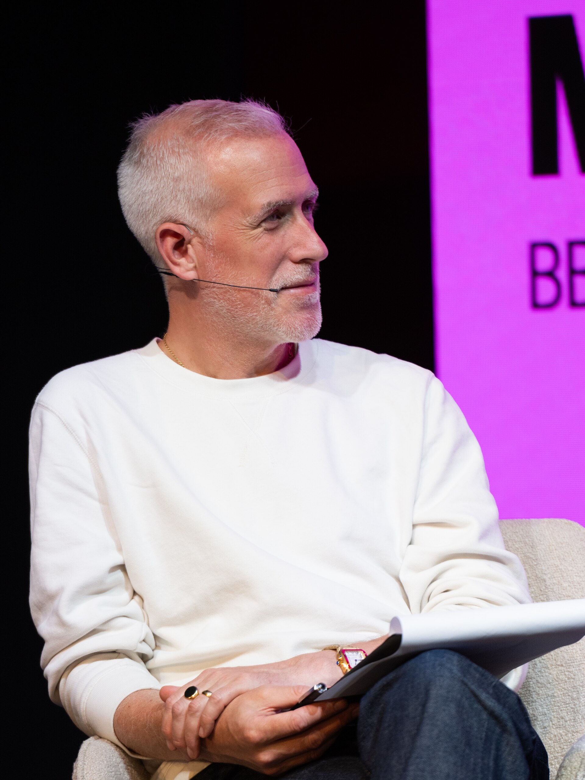 Matt Everitt, music journalist, at the 2025 SXSW London festival in London, England.