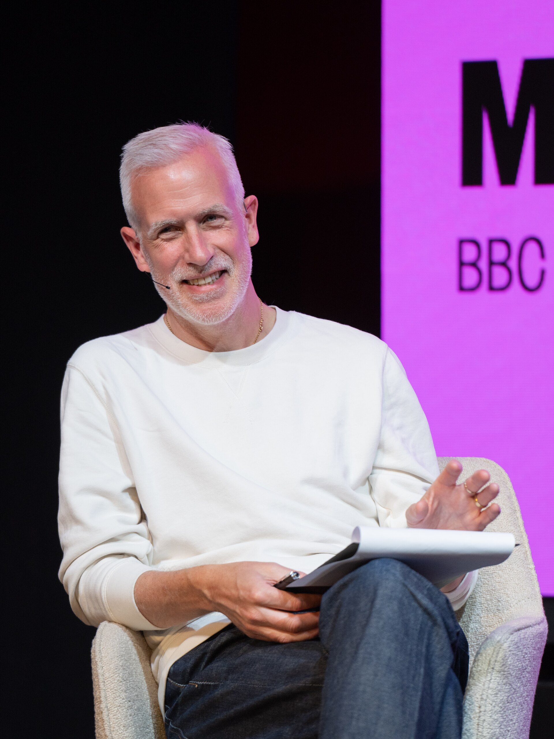 Matt Everitt, music journalist, at the 2025 SXSW London festival in London, England.