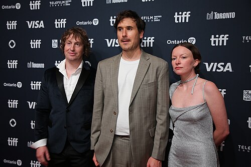 Matt Johnson, Kazik Radwanski, and Deragh Campbell at the 2024 Toronto International Film Festival (TIFF) for the movie