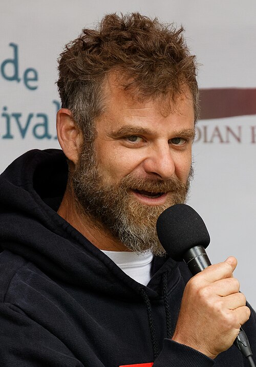 Matt Stone at the 2024 Telluride Film Festival during a panel discussion about documentary ¡Casa Bonita Mi Amor!, a film he stars in.