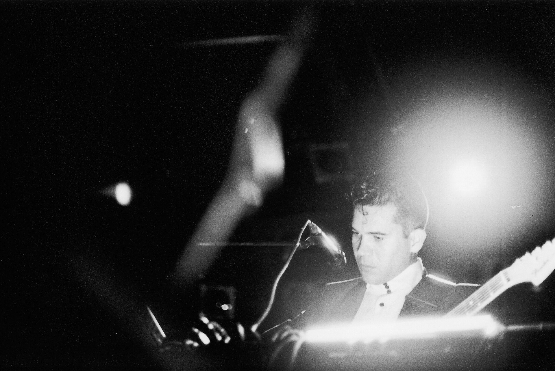 Matthew Dear playin a show at the Music Hall of Williamsburg