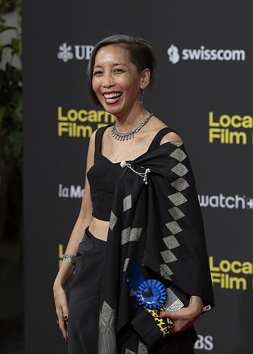 Director Mattie Do at the 78th Locarno Film Festival red carpet