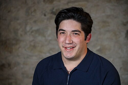 Max Rey at SXSW in March 2024. Taken as part of the WikiPortraits project.