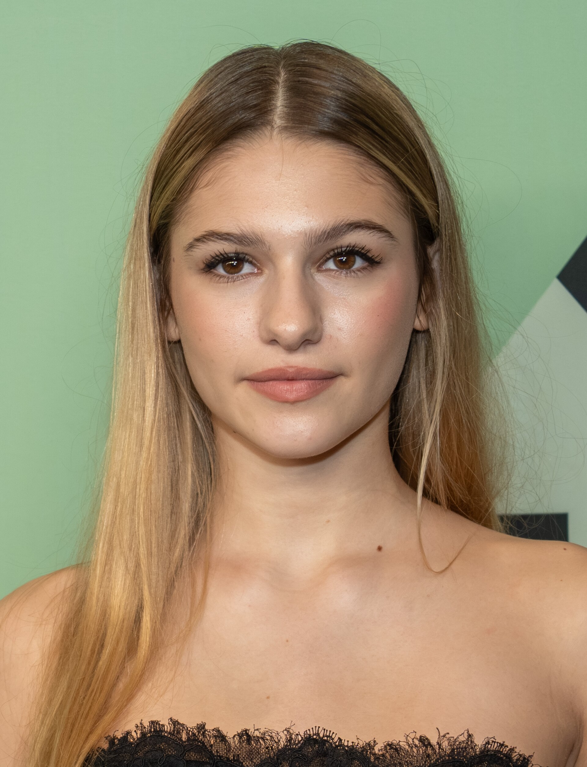 May Nivola at the 63rd annual New York Film Festival at Lincoln Center in 2025 for the film Jay Kelly