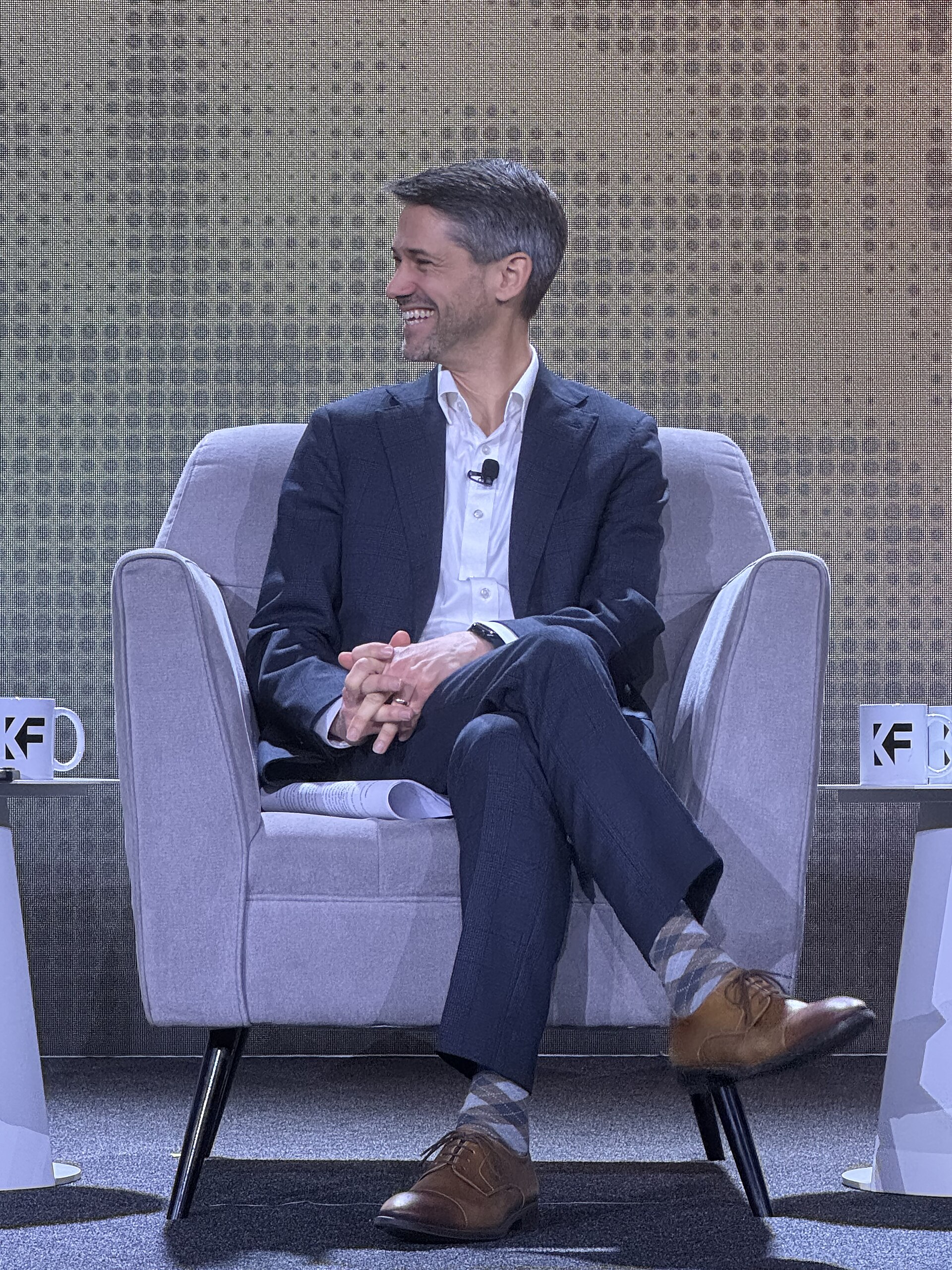 Matt Mahan, Mayor of the City of San Jose, speaking at the 2025 Knight Media Forum in Miami, Florida in February 2025