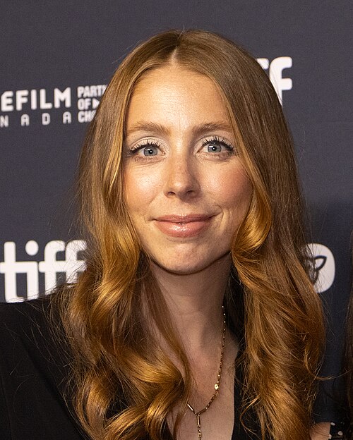 Melanie Leishman, actress, at the 2025 Toronto International Film Festival (TIFF) for the premiere of Wayward.