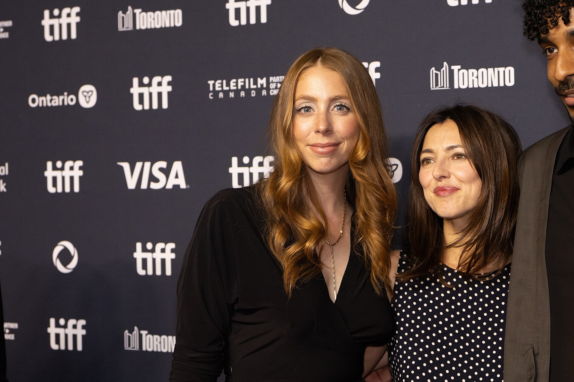 Melanie Leishman, actress, at the 2025 Toronto International Film Festival (TIFF) for the premiere of Wayward.