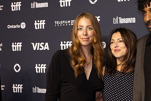 Melanie Leishman, actress, at the 2025 Toronto International Film Festival (TIFF) for the premiere of Wayward.