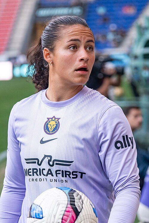 Mia Justus during Gotham FC vs Utah Royals on Aug 23 2025