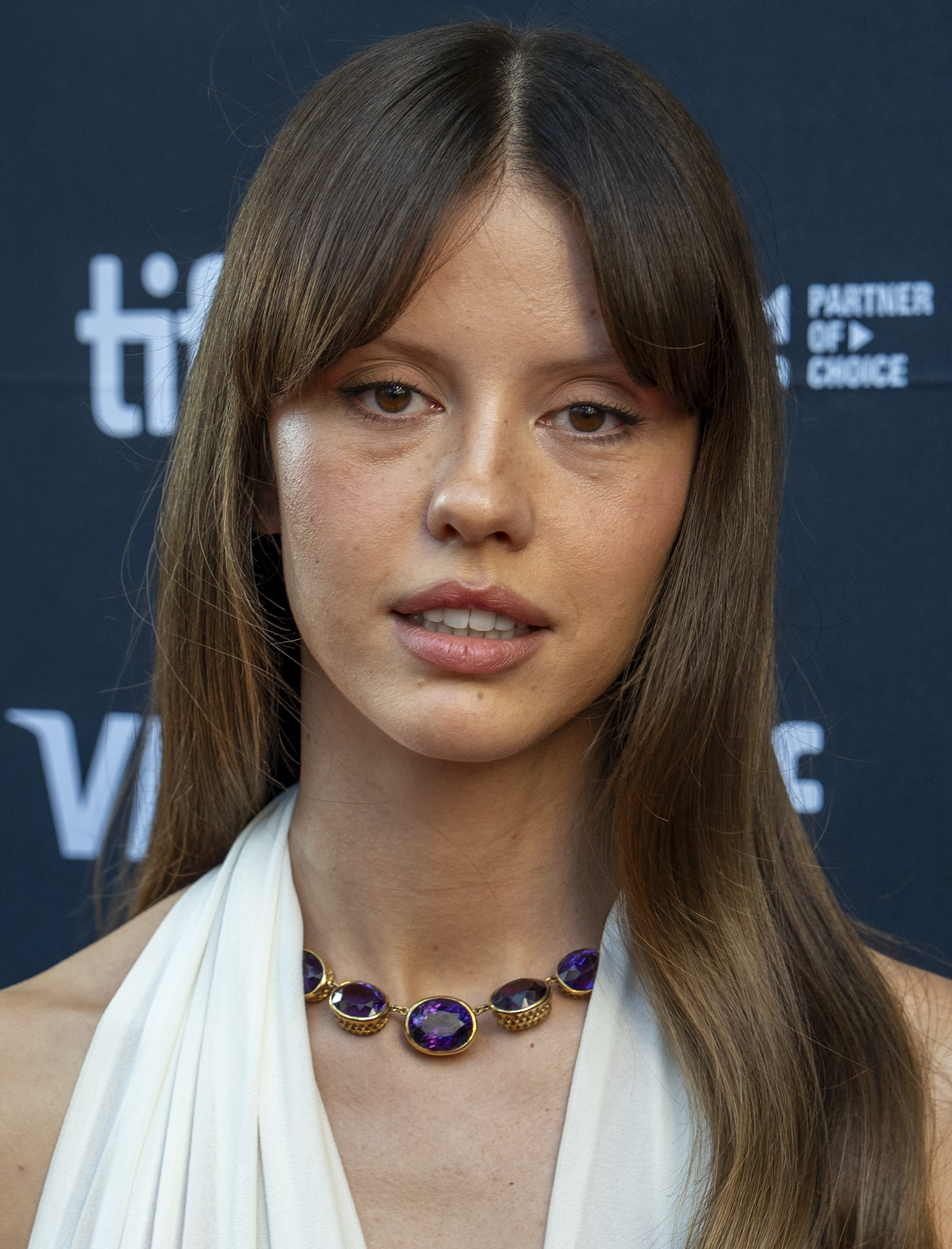 Mia Goth at the 2025 Toronto International Film Festival.