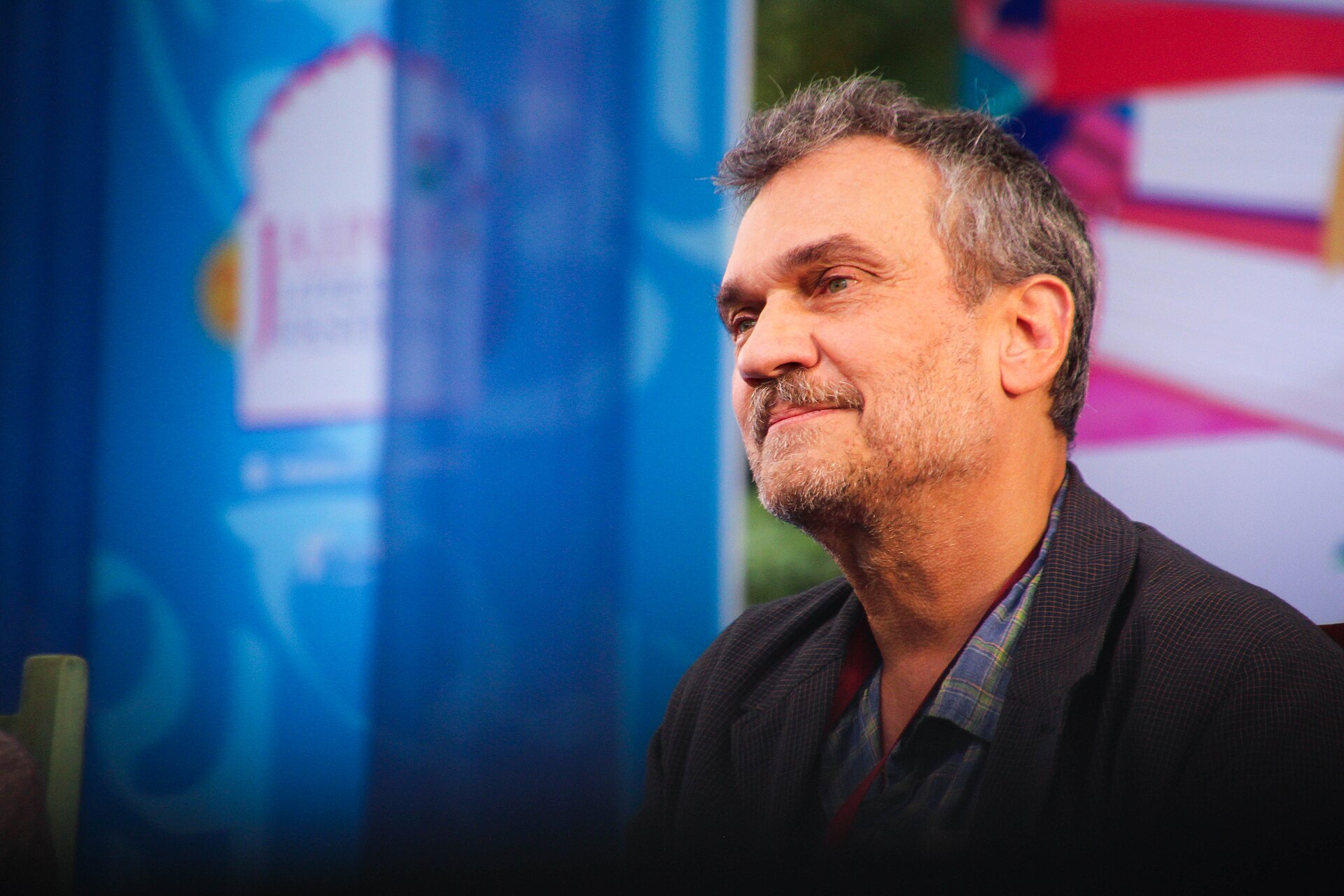 Michael Hofmann, poet and translator, at the 2025 Jaipur Literature Festival in Jaipur, India.