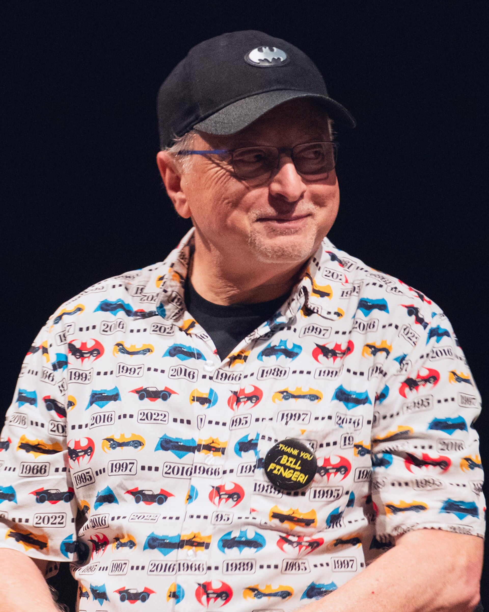 Michael Uslan at the 2025 Batman Day event in Warner Bros. Studios Hollywood