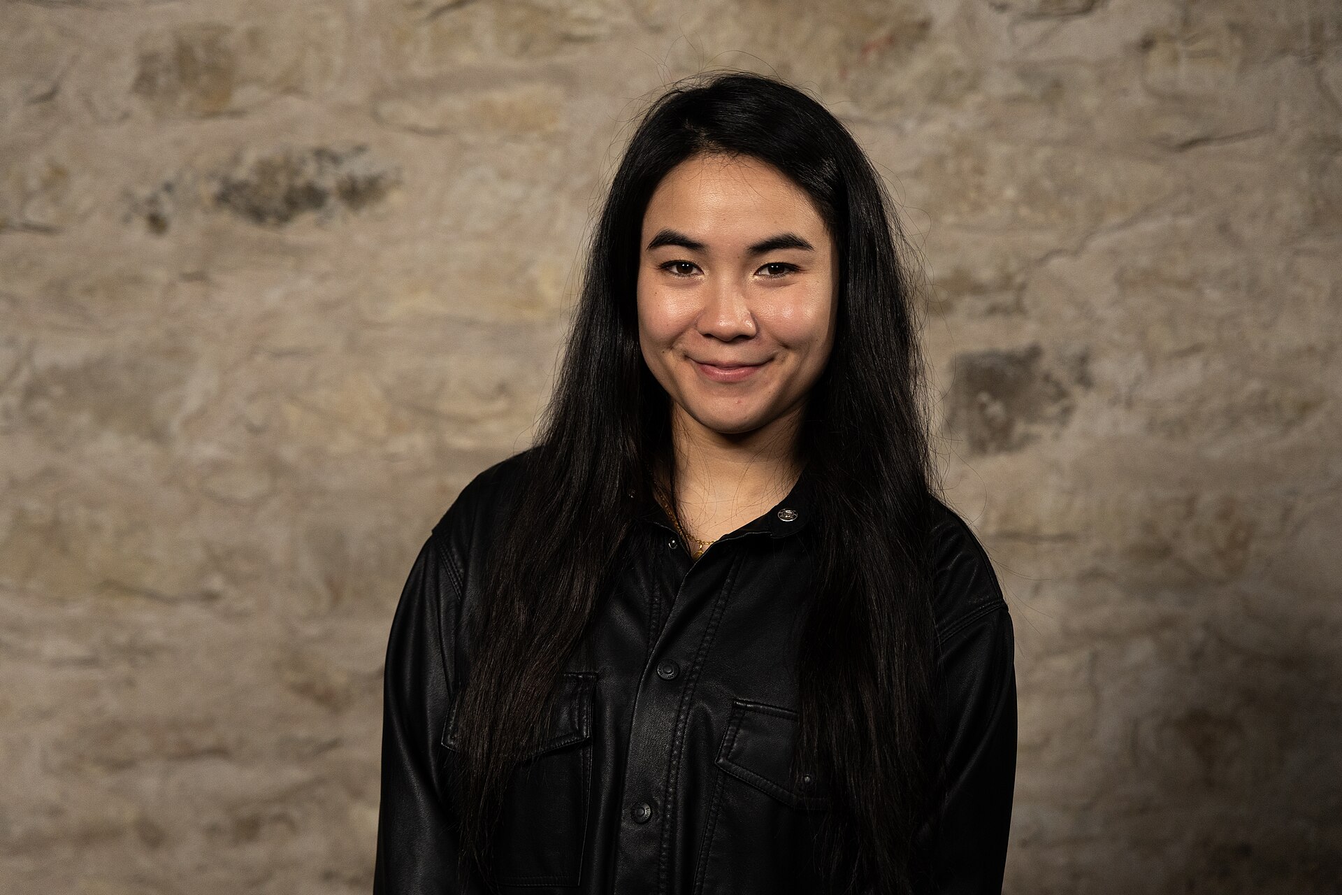 Michaela Holland, Director & Founder, at the WikiPortraits studio at the 2025 SXSW Festival.