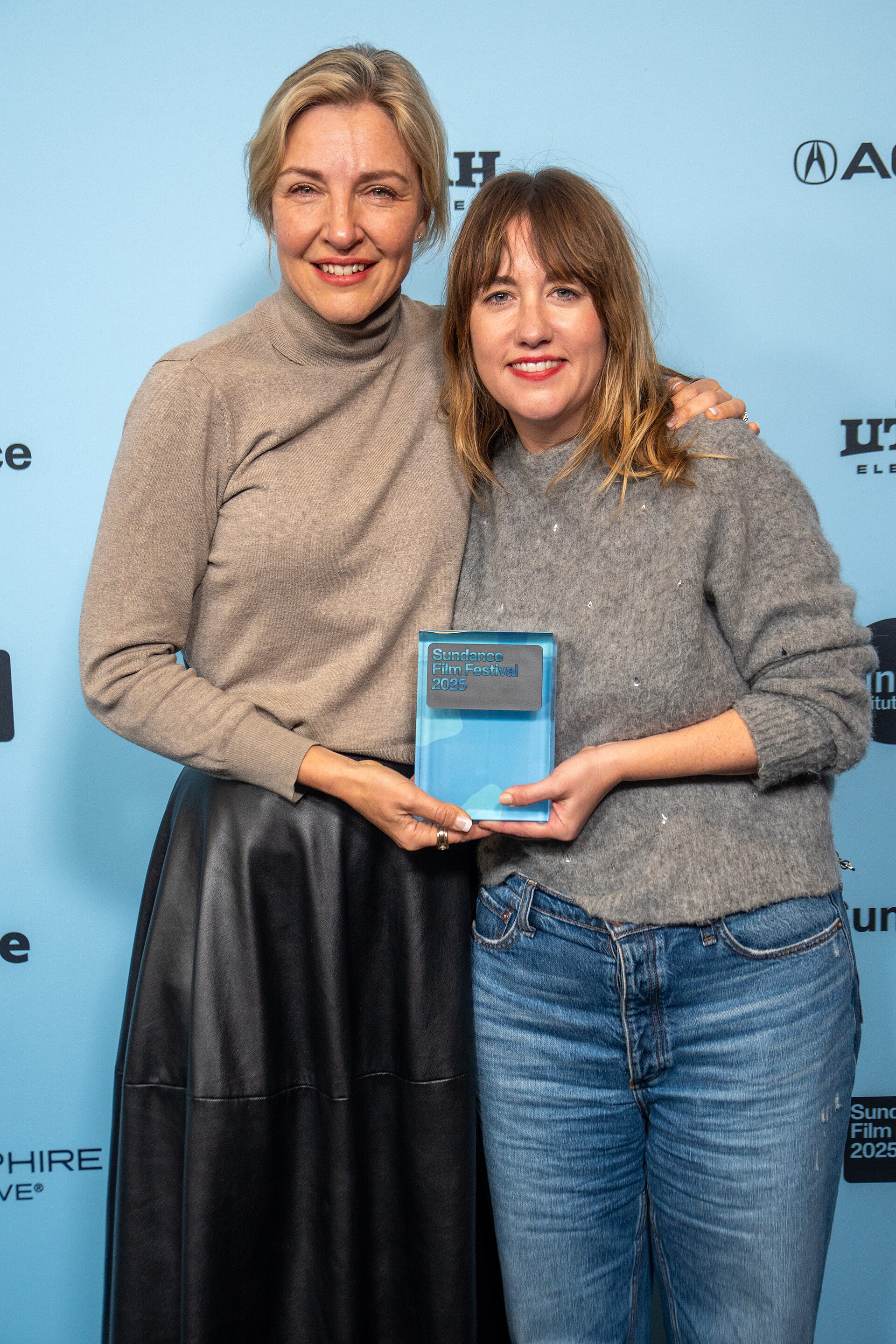 Michelle Walshe and Lindsay Utz at the 2025 Sundance Film Festival Awards
