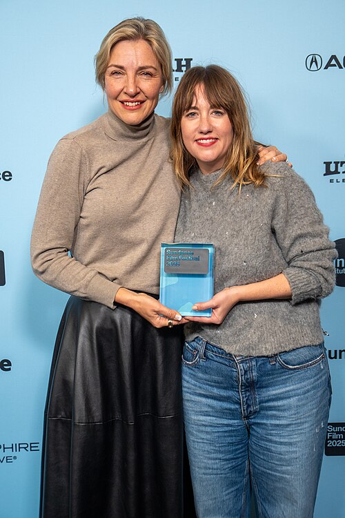 Michelle Walshe and Lindsay Utz at the 2025 Sundance Film Festival Awards