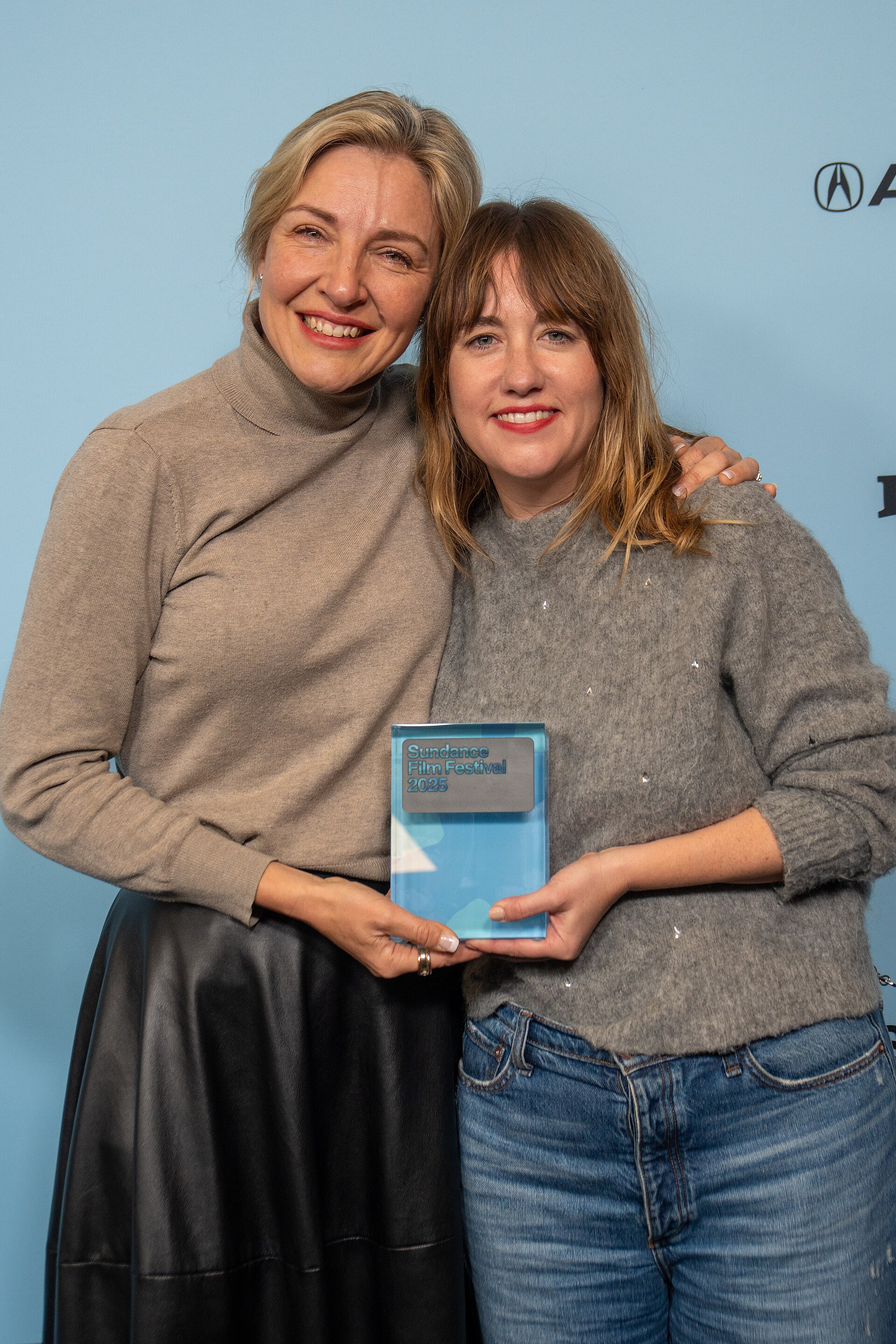 Michelle Walshe and Lindsay Utz at the 2025 Sundance Film Festival Awards