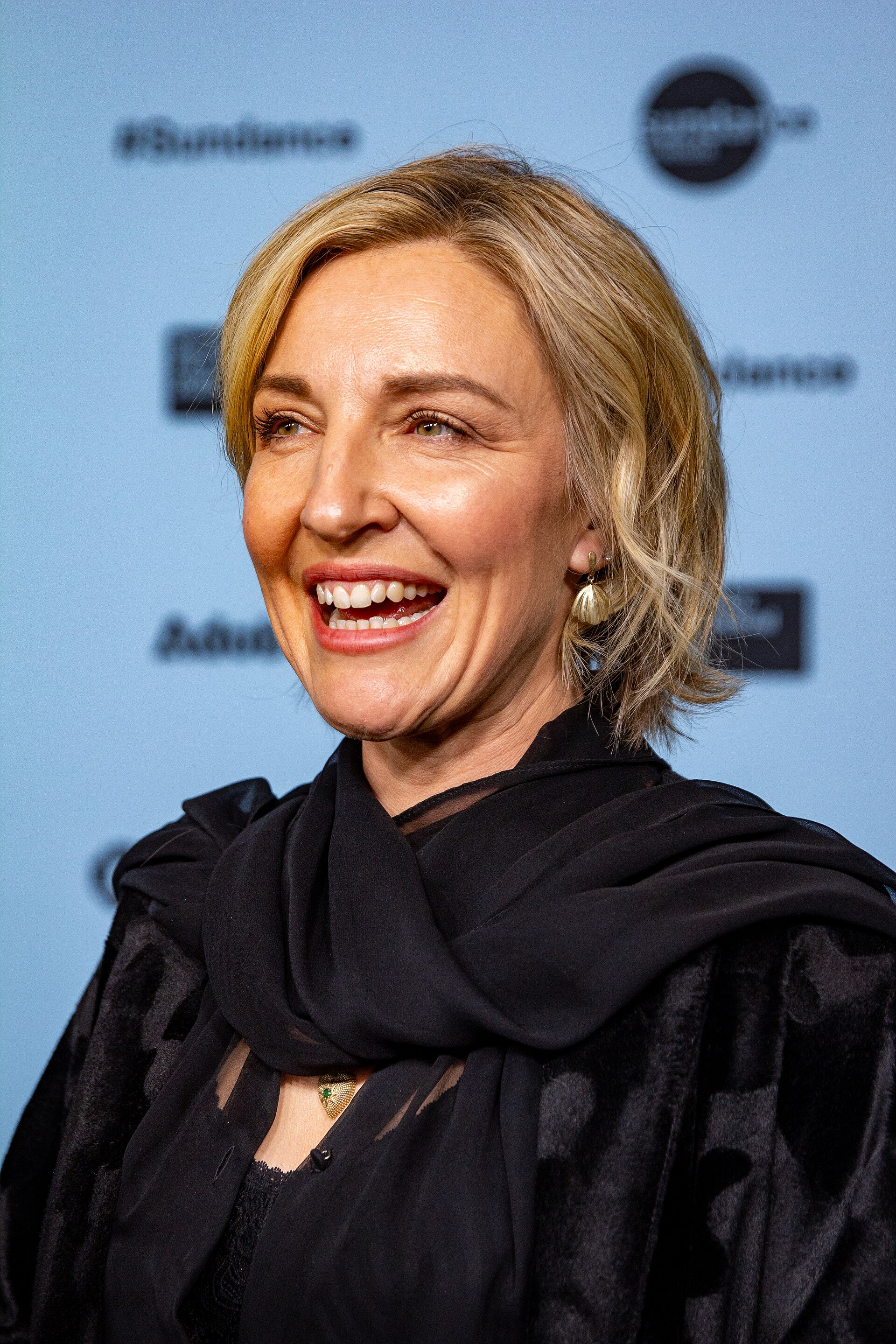 Michelle Walshe, director, at the 2025 Sundance Film Festival for the movie Prime Minister.