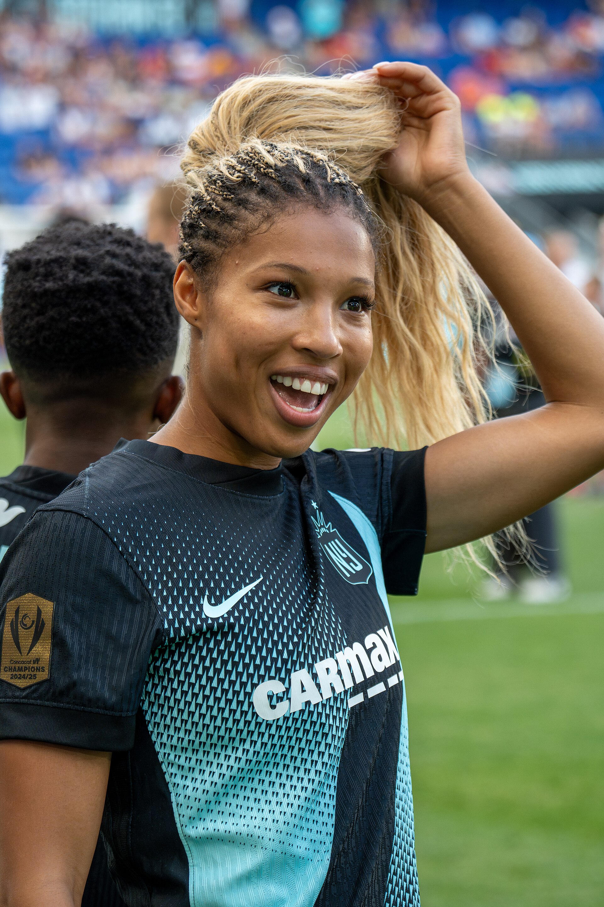 Midge Purce during Gotham FC vs Bay FC on 6.21.25