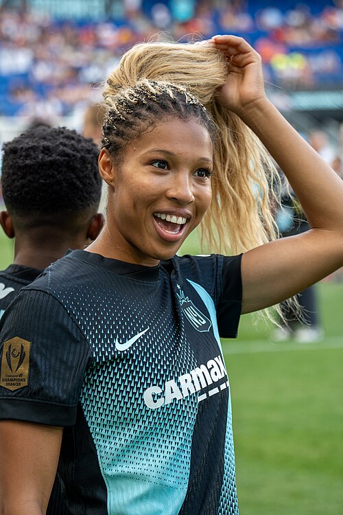 Midge Purce during Gotham FC vs Bay FC on 6.21.25