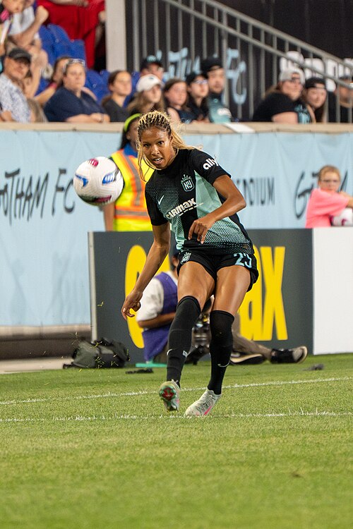 Midge Purce during Gotham FC vs Bay FC on 6.21.25