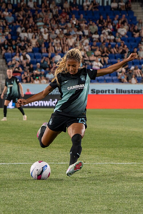 Midge Purce during Gotham FC vs Bay FC on 6.21.25