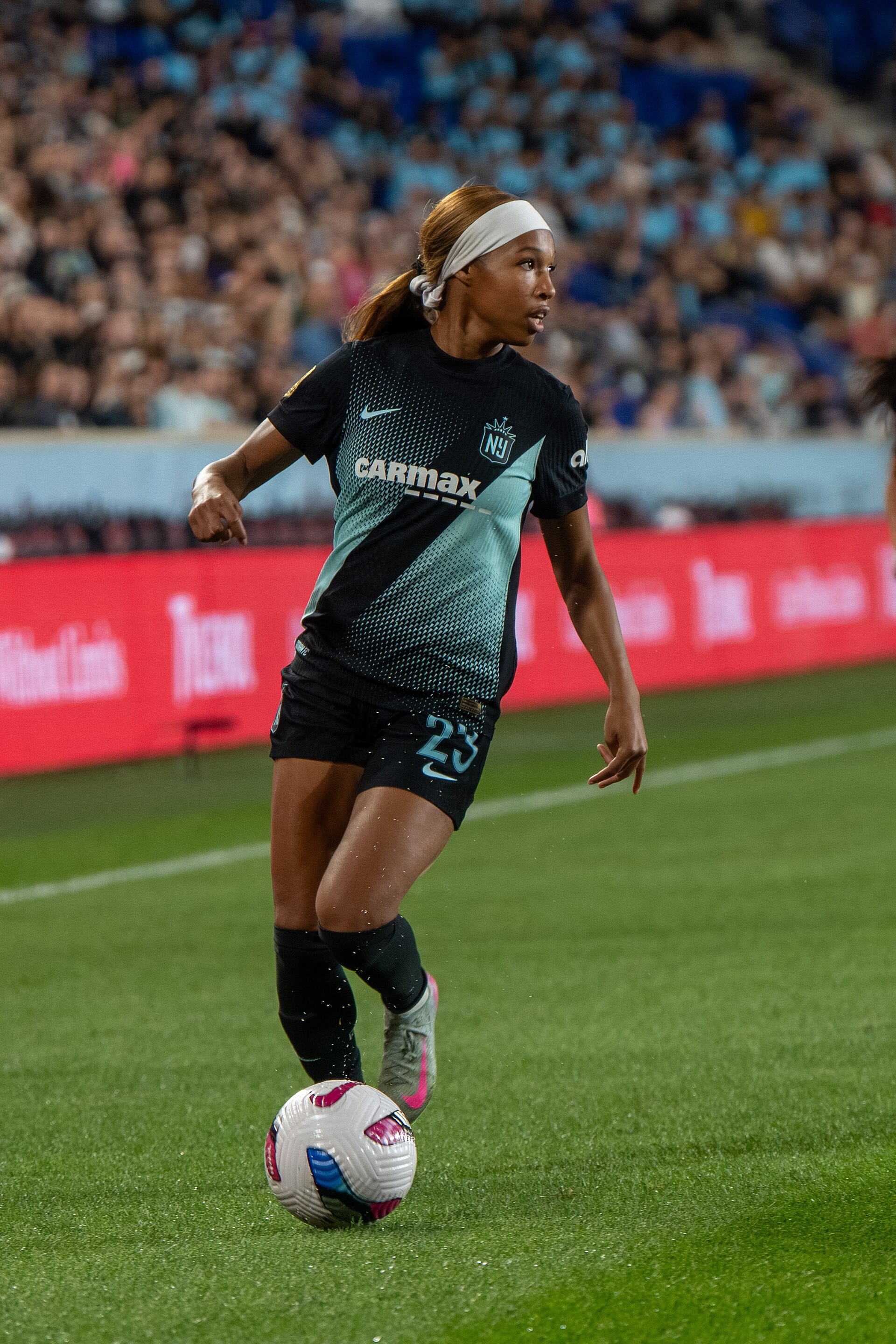 Midge Purce during Gotham FC vs Portland Thorns FC on 26 Sep 2025