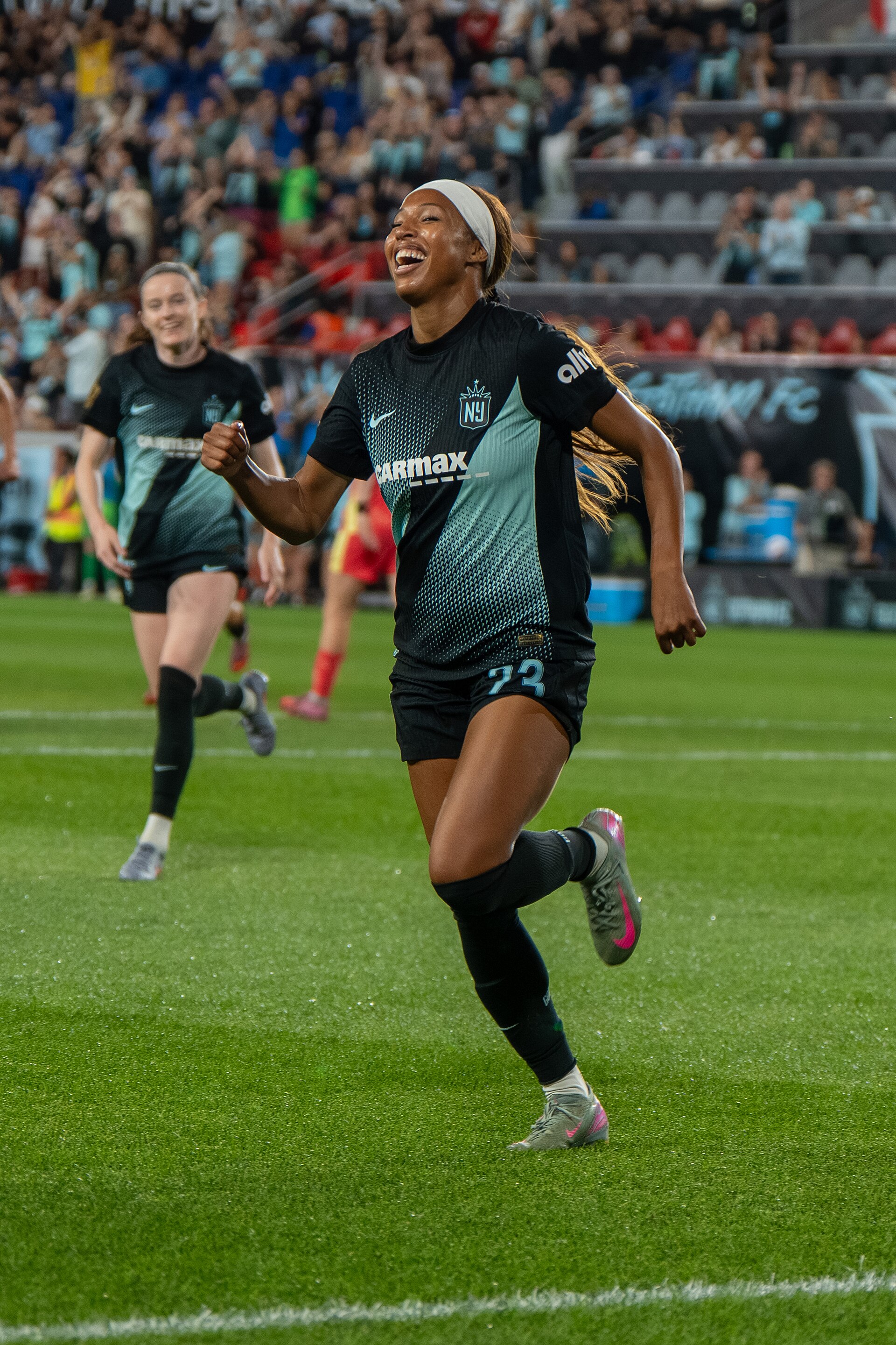 Midge Purce during Gotham FC vs Portland Thorns FC on 26 Sep 2025