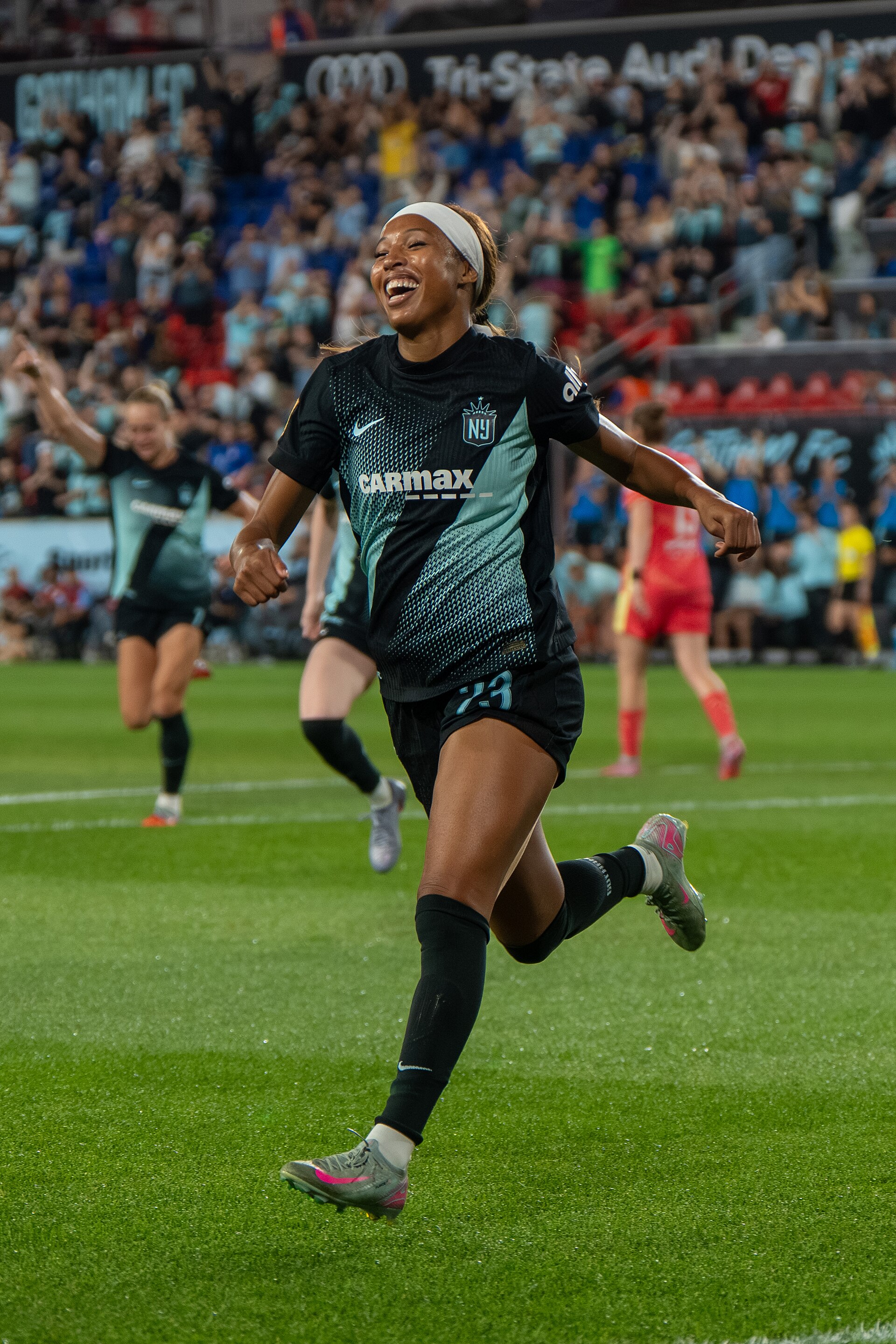 Midge Purce during Gotham FC vs Portland Thorns FC on 26 Sep 2025