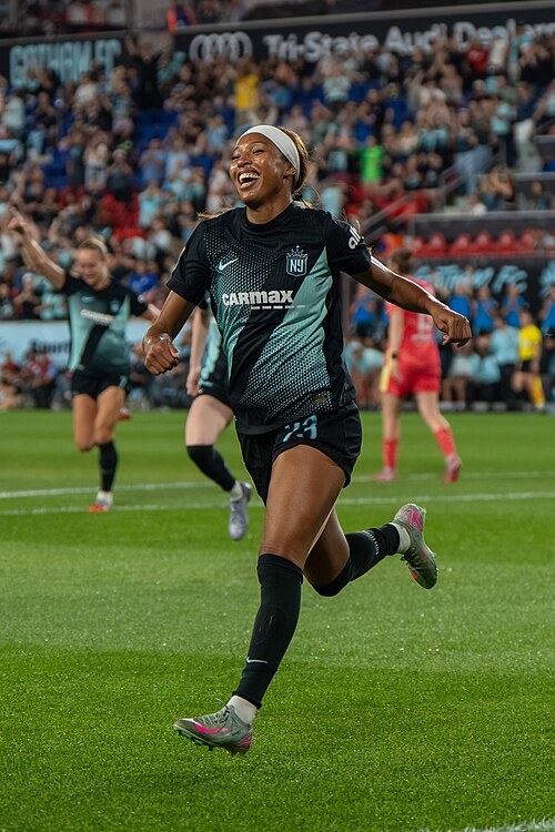 Midge Purce during Gotham FC vs Portland Thorns FC on 26 Sep 2025