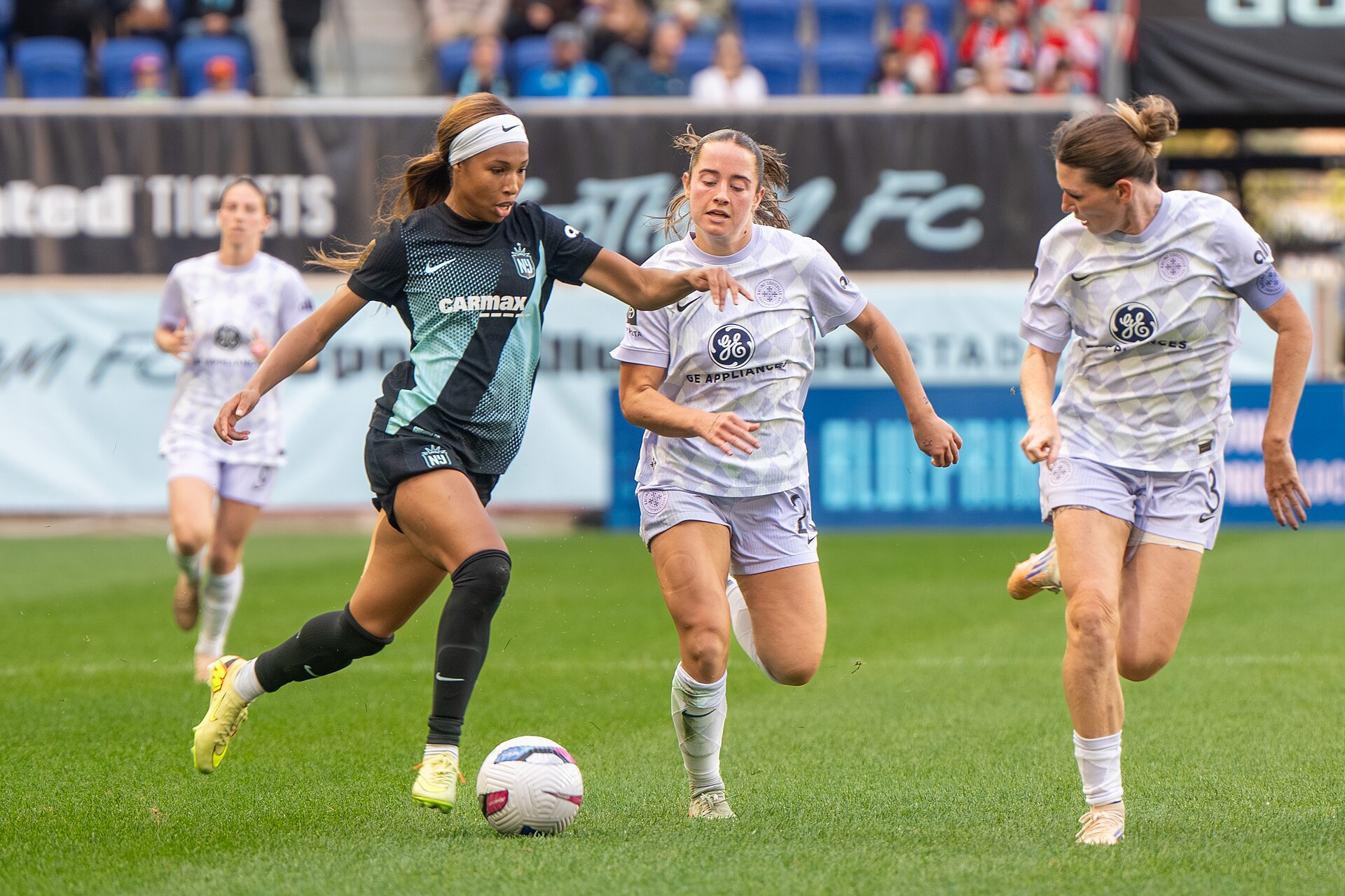 Midge Purce during Gotham FC vs Racing Louisville on Oct 19, 2025