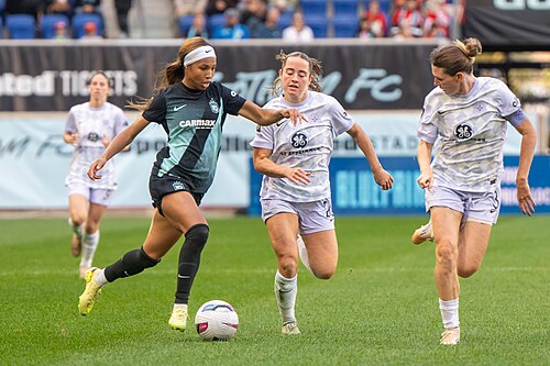 Midge Purce during Gotham FC vs Racing Louisville on Oct 19, 2025