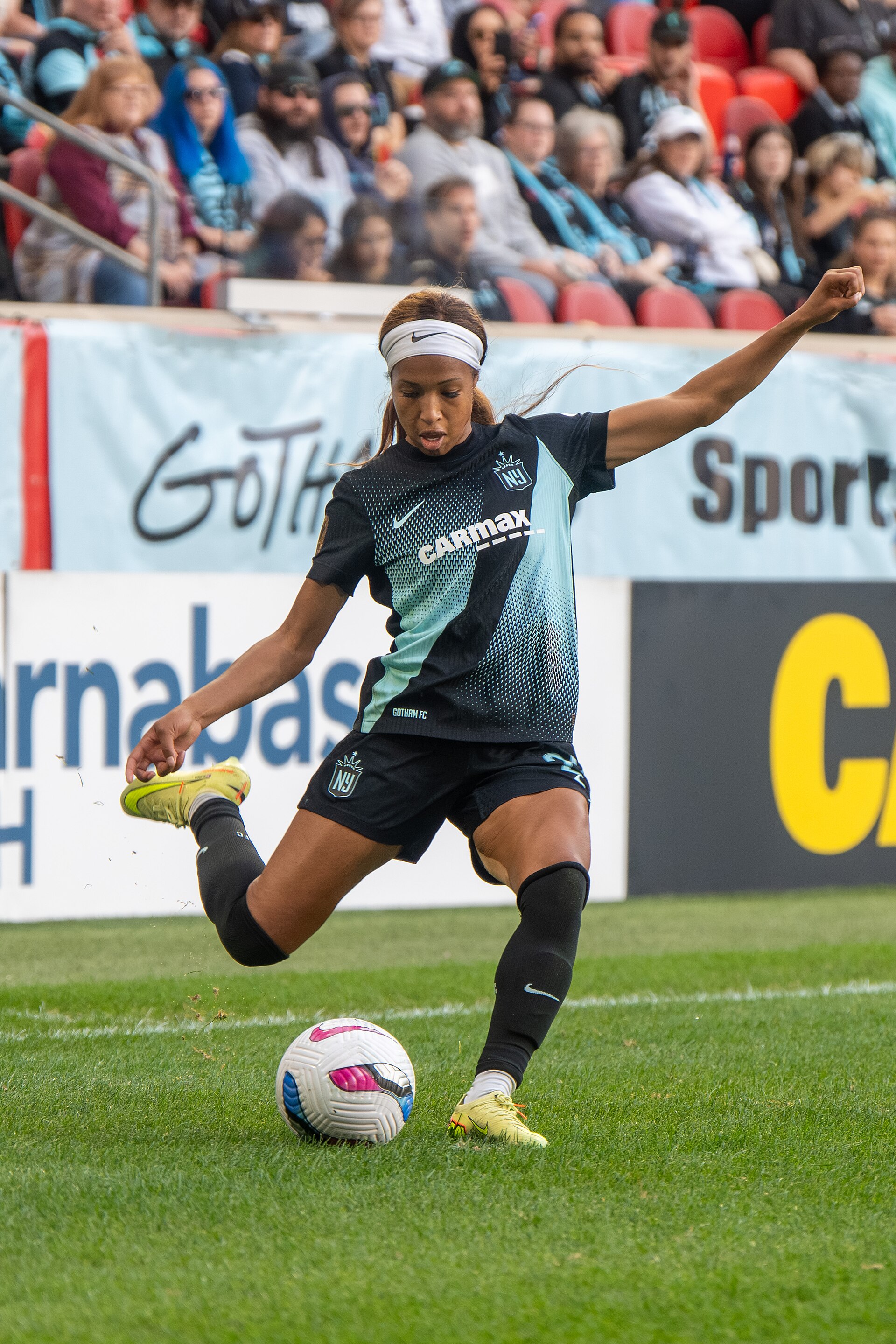 Midge Purce during Gotham FC vs Racing Louisville on Oct 19, 2025