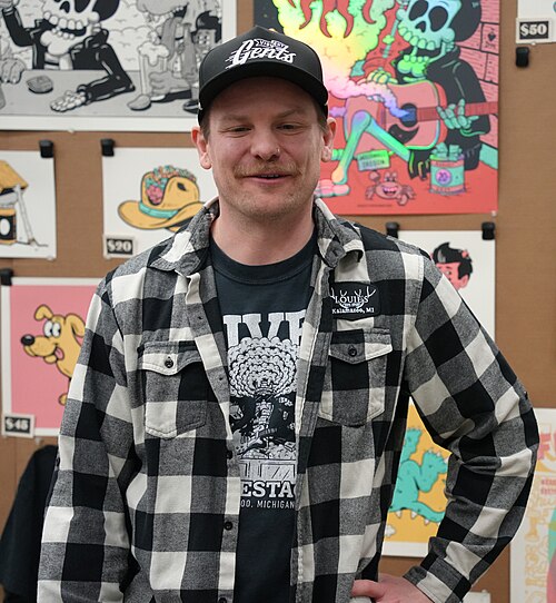 Mike Klok, Stuffed Brain, panel at SXSW 2025 in Austin, Texas. Workshop: There Will Be Bleed, Featuring STUFFED BRAIN.