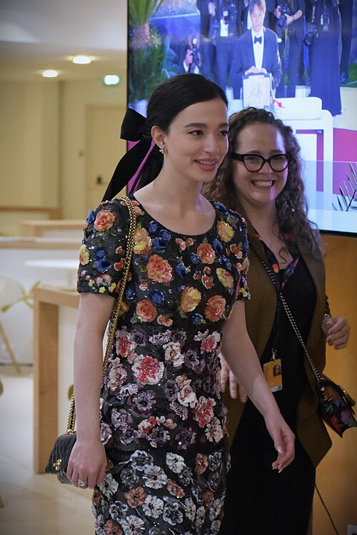 Mikey Madison, Lead Actress of Anora, at 2024 Cannes Film Festival closing ceremony