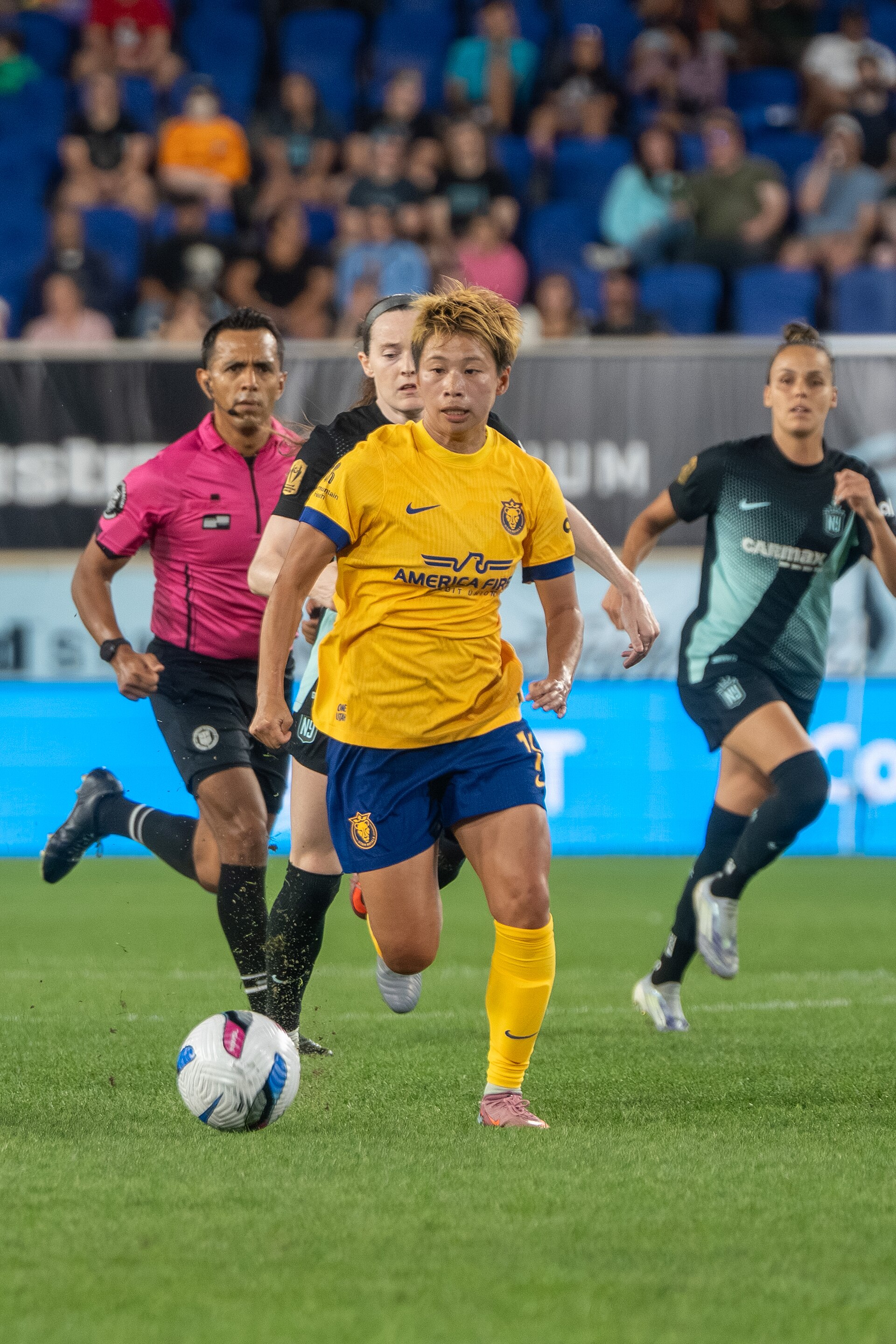 Mina Tanaka during Gotham FC vs Utah Royals on Aug 23 2025