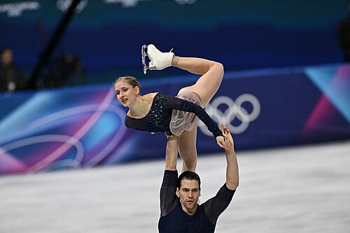 MILAN, ITALY - 16 FEBRUARY 2026: Minerva Fabienne HASE and Nikita VOLODIN of Germany compete during the Figure Skating Pair Skating Free Skating at the Olympic Winter Games Milano Cortina 2026 Milano Ice Skating Arena on February 16, 2026 in Milan, Italy