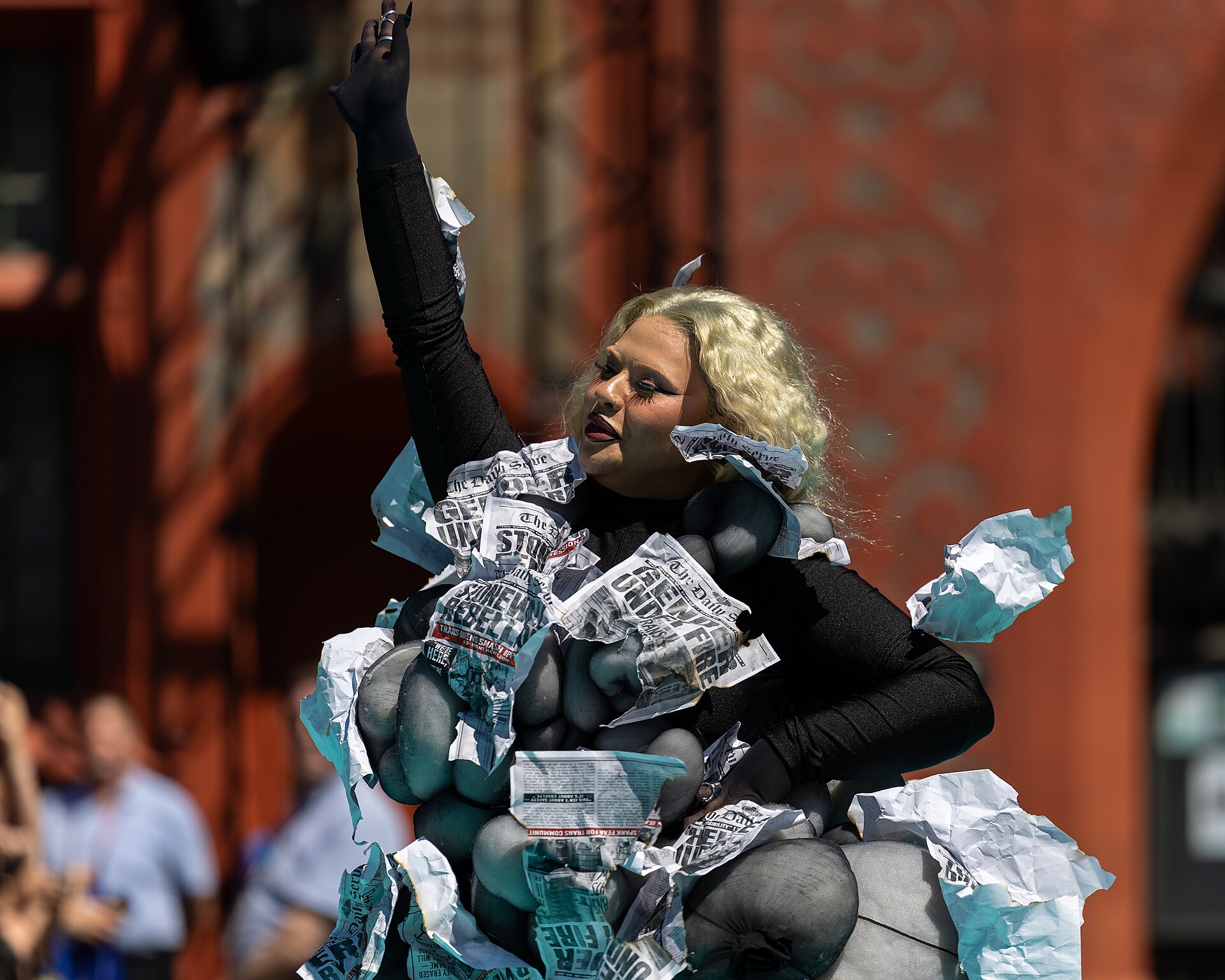 Miriana Conte, representing Malta, on the Turquoise Carpet at Eurovision 2025 in Basel, Switzerland.
