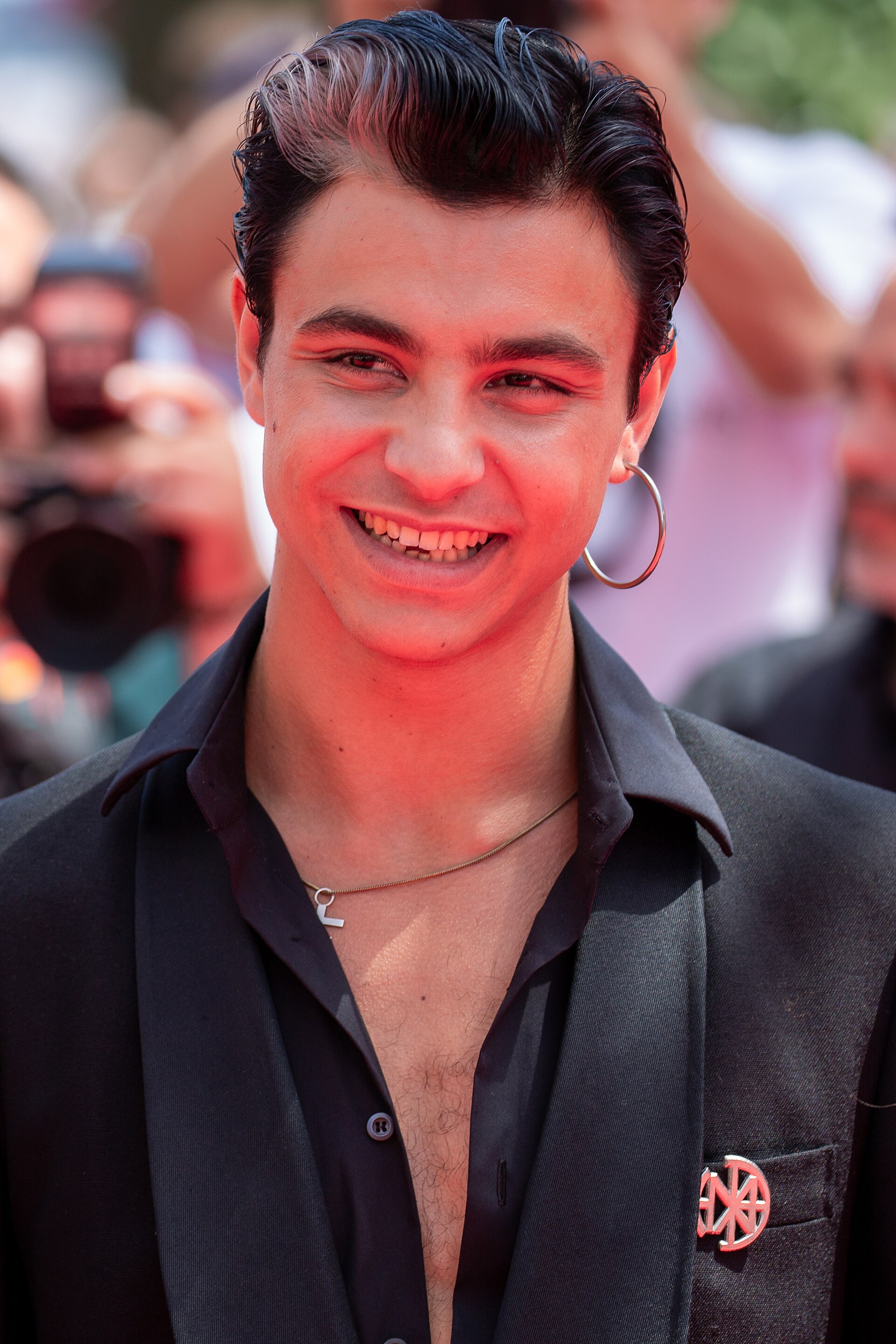 Mitch Smiling at 2025 Cannes Red Carpet for Romería
