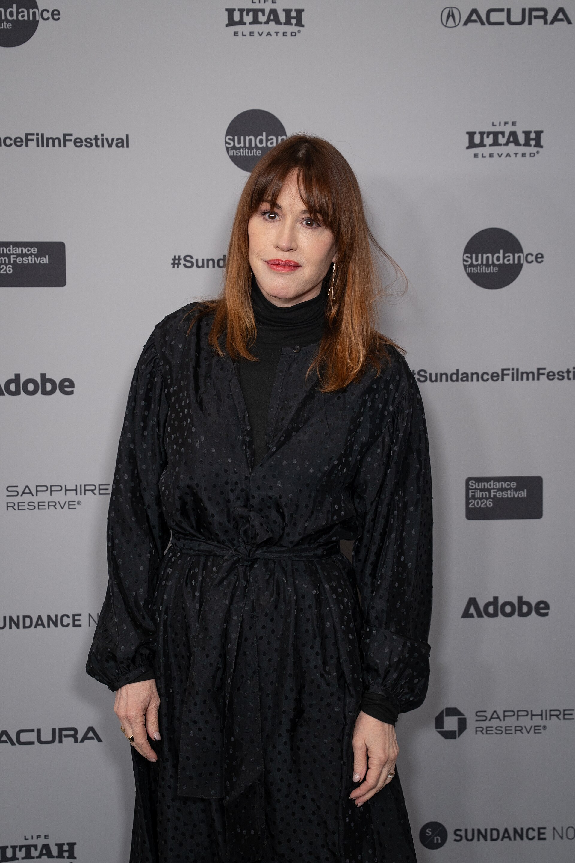 Molly Ringwald (actress) at the premiere of Run Amok at Sundance Film Festival 2026.