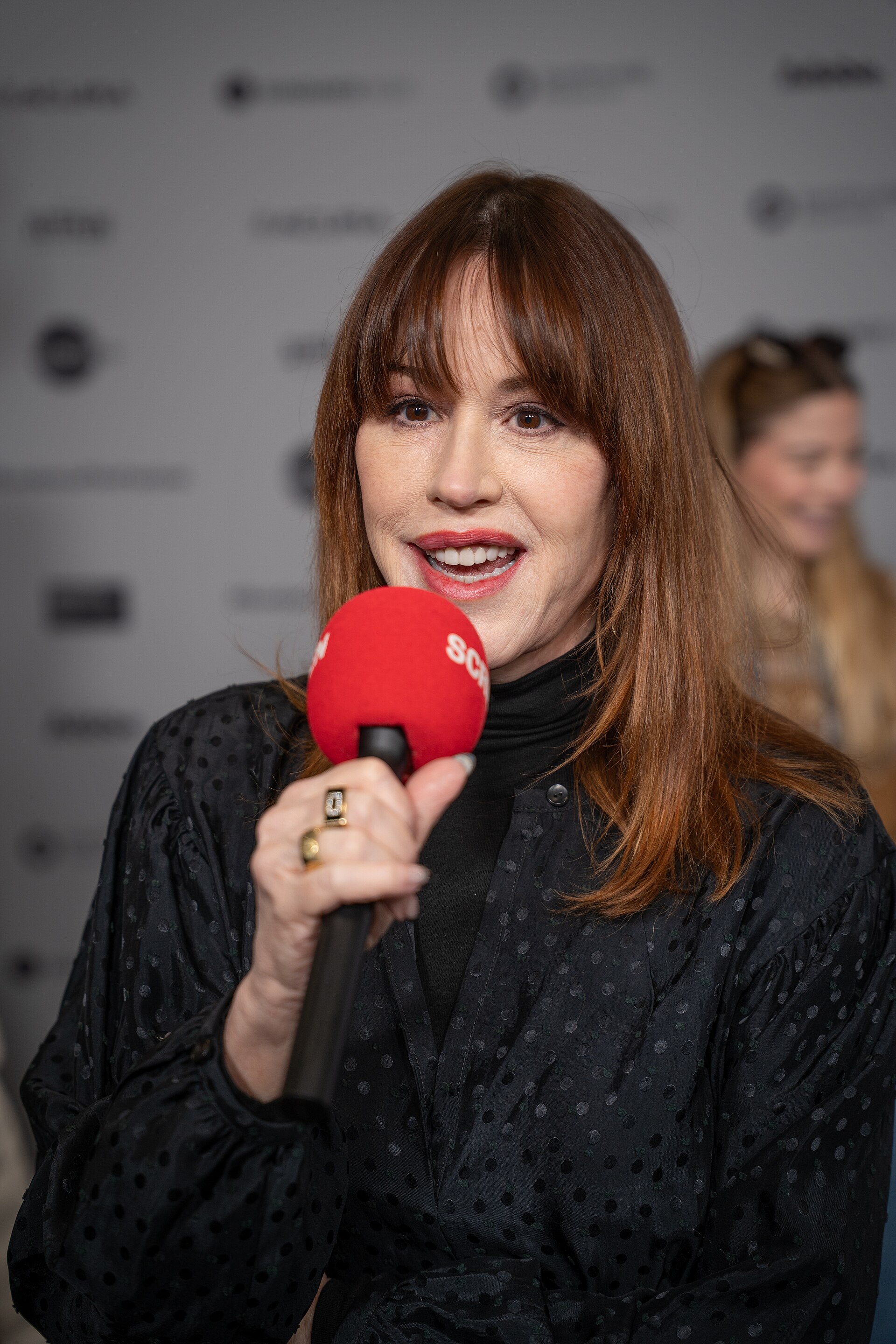 Molly Ringwald (actress) at the premiere of Run Amok at Sundance Film Festival 2026.