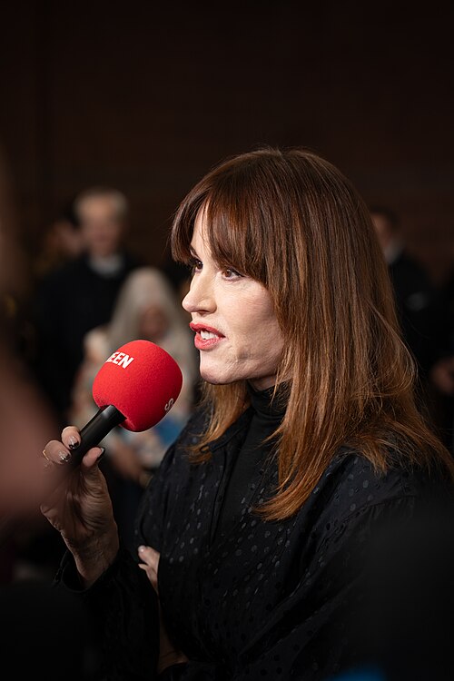 Molly Ringwald (actress) at the premiere of Run Amok at Sundance Film Festival 2026.