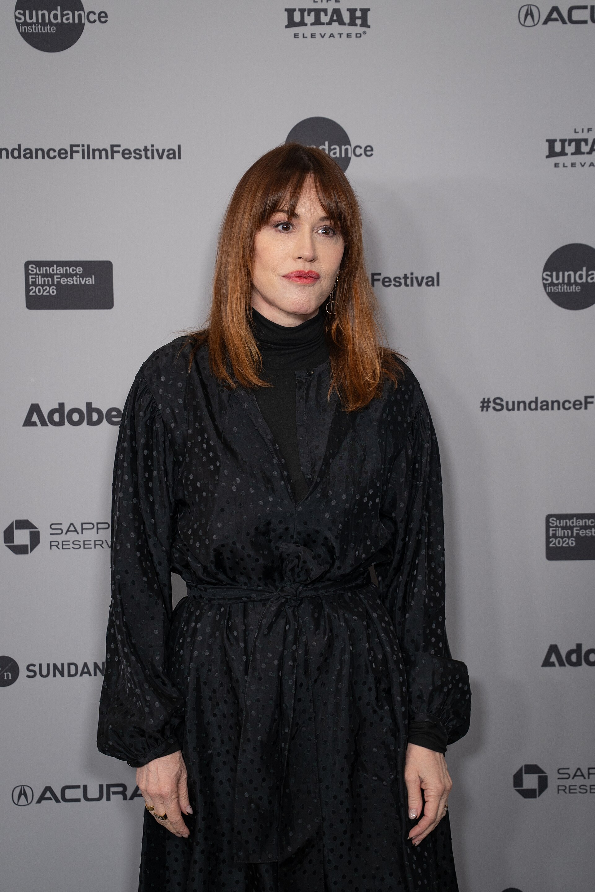 Molly Ringwald (actress) at the premiere of Run Amok at Sundance Film Festival 2026.