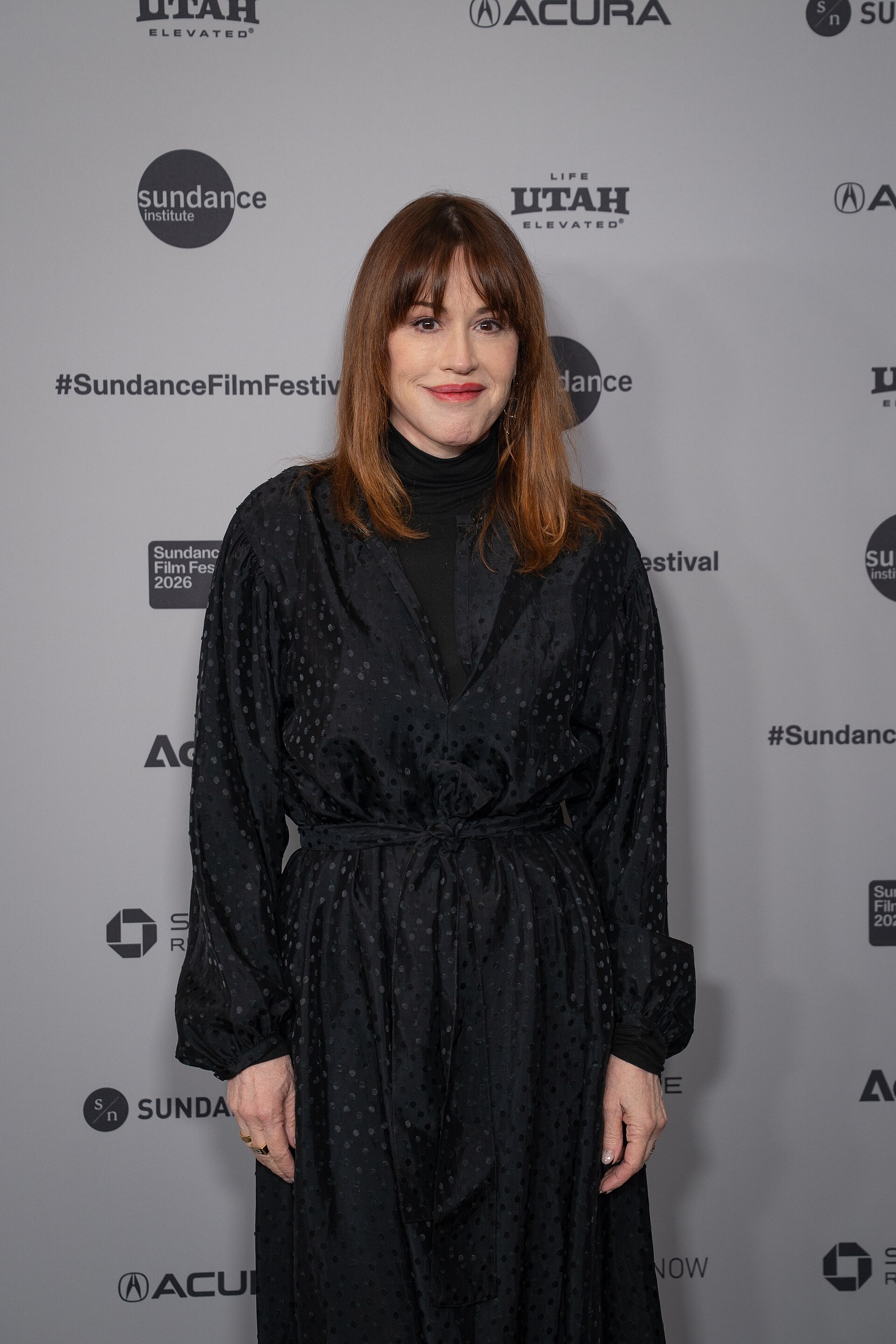 Molly Ringwald (actress) at the premiere of Run Amok at Sundance Film Festival 2026.