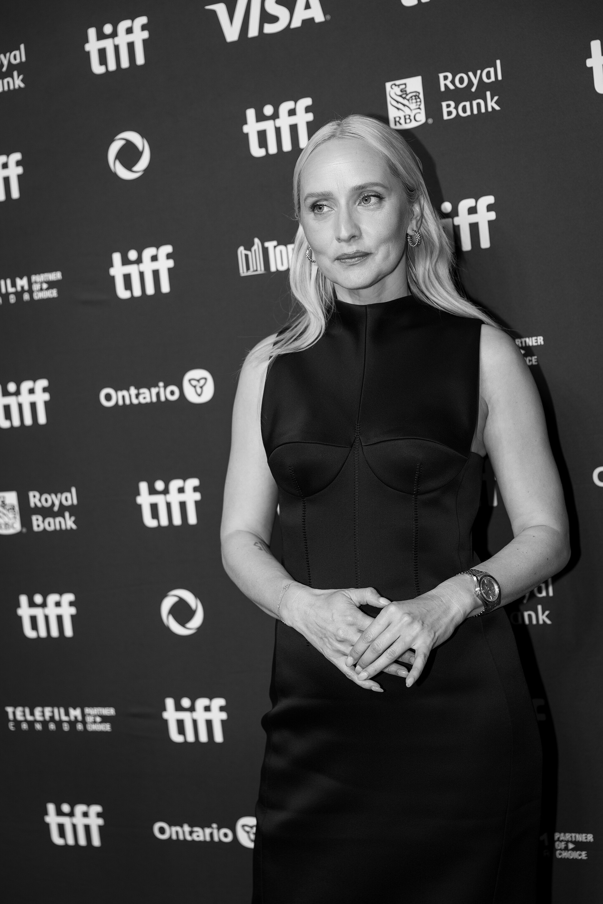 Mona Fastvold, director, at the 2025 Toronto International Film Festival (TIFF) for the movie The Testament of Ann Lee.