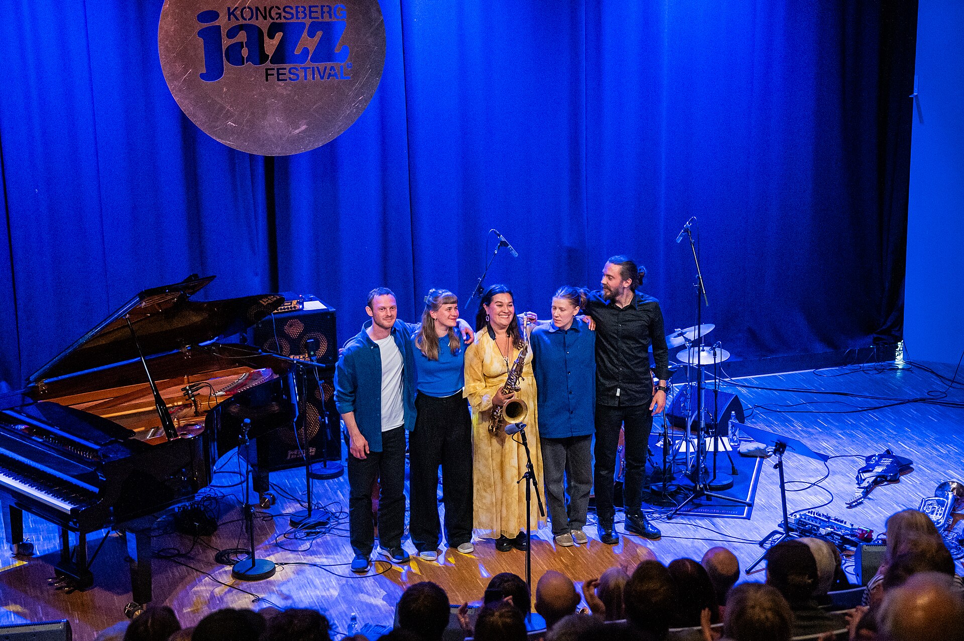 Mona Krogstad "Serenity now" med Veslemøy Narvesen, Hogne Kleiberg, Kertu Auer og special guest Kristoffer Lo. Sølvsalen, Kongsberg Jazzfestival 2024.
Foto: Birgit Fostervold @knipselyst

CC: BY-SA 2.0
